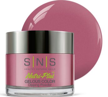 SNS Nail Dip Powder, Gelous Color Dipping Powder – Dynamic (Pink/Mauve, Shimmer) – Long-Lasting Dip Nail Color Lasts 14 Days – Low-Odor & No UV Lamp Required – 1oz