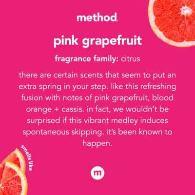 Method Gel Hand Soap, Pink Grapefruit, Biodegradable Formula, 12 Fl Oz (Pack of 6) - Image 3