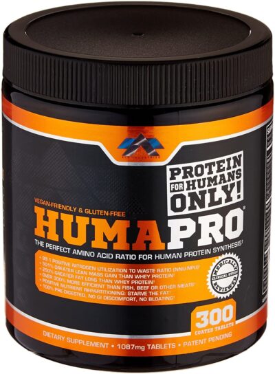 ALR Industries Humapro | Whole Food Protein Equivalent, Protein Matrix Formulated for Humans, Essential Amino Acids, Easy Digestion, Lean Muscle Gain | 300 Tablets (60 Serving) - Image 6