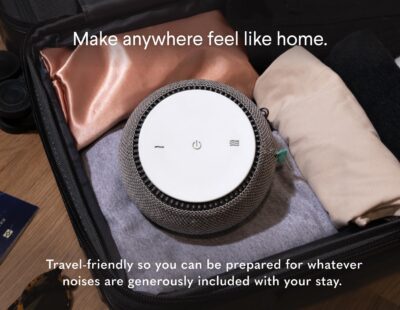 SNOOZ Smart White Noise Machine - Real Fan Inside for Non-Looping White Noise Sounds - App-Based Remote Control, Sleep Timer, and Night Light - Cloud - Image 6