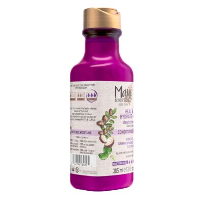 Maui Moisture Heal & Hydrate + Shea Butter Conditioner to Repair & Deeply Moisturize Tight Curly Hair with Coconut & Macademia Oils, Vegan, Silicone, Paraben & Sulfate-Free, 13 fl oz - Image 3
