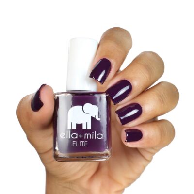 ella+mila Professional Nail Polish - Quick Dry Nail Polish - Long-Lasting & Chip-Resistant Nail Polish (Elite Collection - Little Plum Dress - 0.45 fl oz each) - Image 5