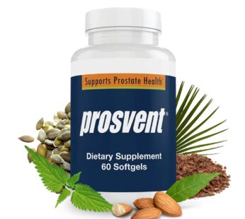 Prosvent Advanced Men’s Prostate Support Natural Supplement with Saw Palmetto, Vitamin D, and Zinc to Ease Urinary Frequency & Urgency (60 Count)