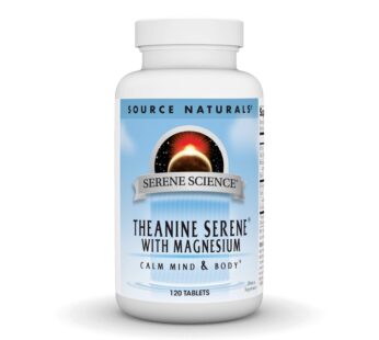 Source Naturals Serene Science L-Theanine with Magnesium and GABA – 120 Tablets