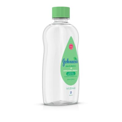 Johnson's Baby Oil, Mineral Oil Enriched with Aloe Vera and Vitamin E, 14 fl. oz - Image 3