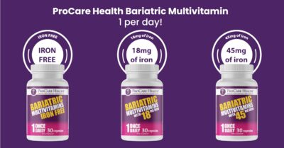 ProCare Health | Once Daily Bariatric Multivitamin | Capsule | 45mg Iron | 90 Count - Image 7