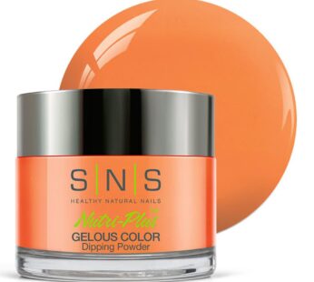 SNS Nail Dip Powder, Gelous Color Dipping Powder – Orange, It’s Obvious (Orange, Peach/Coral, Cream) – Long-Lasting Dip Nail Color Lasts 14 Days – Low-Odor & No UV Lamp Required – 1oz