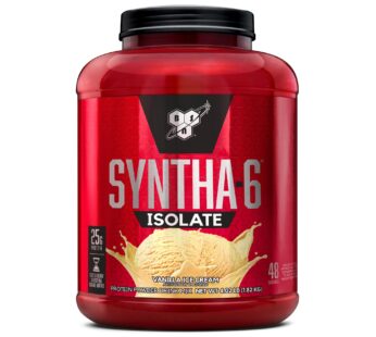 BSN SYNTHA-6 ISOLATE Protein Powder, Vanilla Ice Cream, 4.02 lb (48 servings)