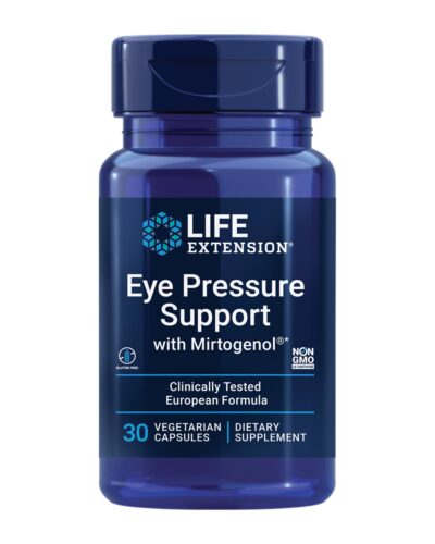Life Extension Eye Pressure Support with Mirtogenol - Eye Health Supplement for Healthy Eye Pressure - with French maritime pine bark ? Gluten-free, vegetarian, non-GMO - 30 capsules