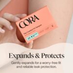 Cora 100% Organic Cotton Non-Applicator Tampons | Ultra-Absorbent, Unscented, Natural, Non-Toxic, Applicator Free | Eco-Conscious - Image 4