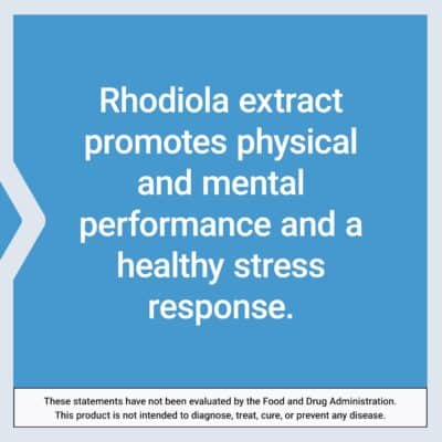 Life Extension Rhodiola Extract, Rhodiola rosea Supplement, standardized Extract, Promotes Physical and Mental Performance, Gluten-Free, Non-GMO, Vegetarian, 250 mg, 60 Capsules - Image 5