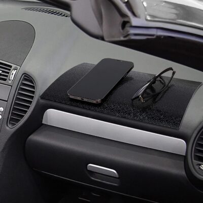 Extra Thick Sticky Anti-Slip Gel Pad, Mini-Factory Premium Universal Non-Slip Dashboard Mat for Cell Phones, Sunglasses, Keys, Coins and More - Black (Large Size: 7.8" X 5.5") - Image 2