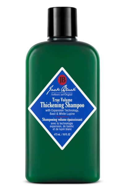 Jack Black True Volume Thickening Shampoo, 16 Fl. Oz. ? Expansion Technology, Basil & White Lupine ? Thickening Hair Products for Men & Women, Sulfate-Free Hair Shampoo