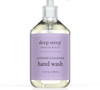 Deep Steep Argan Oil Liquid Hand Wash, Lavender Chamomile, 17.6 Fluid Ounce