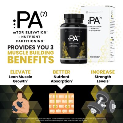 HPN PA(7) Phosphatidic Acid Muscle Builder Top Natural Muscle Builder - Boost mTOR | Build Mass and Strength from Your Workout | 30 Day Supply - Image 4