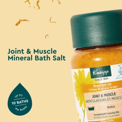 Kneipp Joint & Muscle Mineral Bath Salt with Arnica - Rejuvenate Joints & Muscles - 17.6 oz - Up to 10 Baths - Image 2