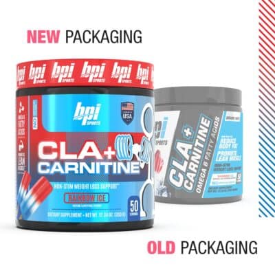 BPI Sports CLA + Carnitine ? Conjugated Linoleic Acid ? Performance, Lean Muscle ? Caffeine Free ? For Men & Women ? Rainbow Ice ? 50 servings ? 12.34 Oz. (Packaging may vary) - Image 6