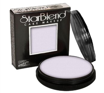 Mehron Makeup StarBlend Cake Makeup | Wet/Dry Pressed Powder Face Makeup | Powder Foundation | Alabaster Face Paint & Body Paint 2 oz (56g)