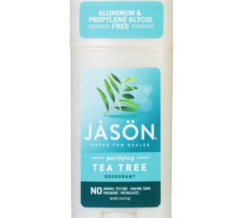 Jason Aluminum Free Deodorant Stick, Purifying Tea Tree, 2.5 Oz (Pack of 3)