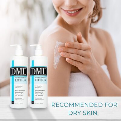 DML Moisturizing Lotion- Hydrating Hand and Body Moisturizer / Hypoallergenic Body Lotion for Dry and Cracked Skin / Gentle, Unscented Moisturizing Lotion Great for Men and Women / 16 oz (Pack of 2) - Image 7