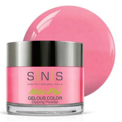 SNS Nail Dip Powder, Gelous Color Dipping Powder - Party Time (Pink) - Long-Lasting Dip Nail Color Lasts 14 Days - Low-Odor & No UV Lamp Required - 1oz