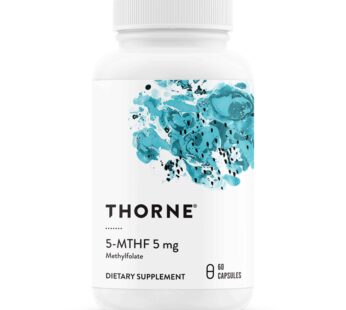 THORNE 5-MTHF – Methylfolate (Active B9 Folate) Supplement – Supports Cardiovascular Health, Fetal Development, Nerve Health, Methylation, and Homocysteine Levels – 60 Capsules – 5-MTHF 5mg