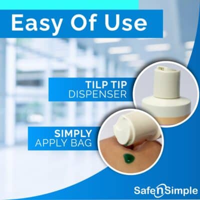 Safe n' Simple Ostomy Pouch Deodorant Classic Blue - Safe Deodorant - Colostomy Bag Odor Eliminator - Colostomy Deodorizer - 8 Fluid Ounce Drops - Image 4