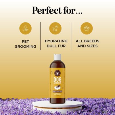 Deodorizing Dog Shampoo for Dry Skin - Moisturizing Colloidal Oatmeal Dog Shampoo for Smelly Dogs and Dog Grooming Supplies - Gentle Oatmeal Shampoo for Dogs for Pet Odor and Dog Wash Puppy Supplies - Image 7
