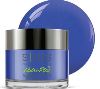 SNS Nail Dip Powder, Gelous Color Dipping Powder – Deep Blue Utila (Blue) – Long-Lasting Dip Nail Color Lasts 14 Days – Low-Odor & No UV Lamp Required – 1oz