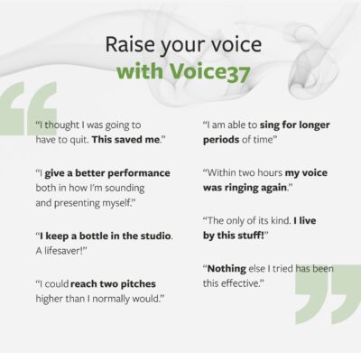 CLYOR Voice37- All Natural Voice Remedy for Singers - Boosts Your Voice - Soothes and Relieve Hoarseness - Lubricates Vocal Cords - Removes Mucus - Enhances Your Singing and Speaking - 2 oz - Image 4