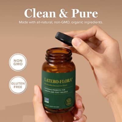 Global Healing Latero-Flora, Probiotic Supplement for Gut Health, Digestion and Candida Cleanse Support - Detox Colon, Strengthen Gut Flora & Immune System - Men & Women - Non-GMO, Vegan, 60 Capsules - Image 4