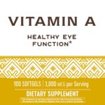 Nature's Way Vitamin A, 3,000 mcg per serving, 100 Softgels - Image 2