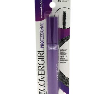 COVERGIRL Professional & Remarkable Mascara Black Brown, Long Lasting, 0.3 Fl Oz, Smudge-Proof Mascara, Voluminous Mascara, Lengthening Mascara, Resists Swipes and Smears, Darkens and Defines All Day