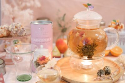 Teabloom Fruit Blooming Teas ? 12 Unique Flower Varieties of Tea in 12 Delicious Fruit Flavors ? Each Flowering Tea Ball Steeps Up to 3 Times - Image 4