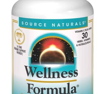 Source Naturals Wellness Formula, Advanced Immune Support*, Bio-Aligned Vitamins & Herbal Defense – Immune System Support Supplement & Immunity Booster – 120 Capsules