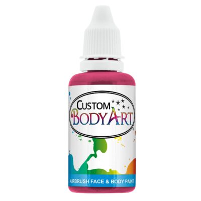 Custom Body Art 1-ounce Pink Water Based Airbrush Body Art & Face Paint