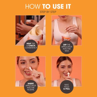 Nad's Nose Wax Kit for Men & Women - Waxing Kit for Quick & Easy Nose Hair Removal, 1 Count - Image 4