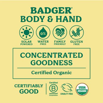 Badger - Foot Balm, Peppermint & Tea Tree, Heel Balm for Dry Cracked Feet, Certified Organic, Foot Balm with Essential Oils, Extra Virgin Olive and Jojoba Oils, 0.75 oz - Image 4