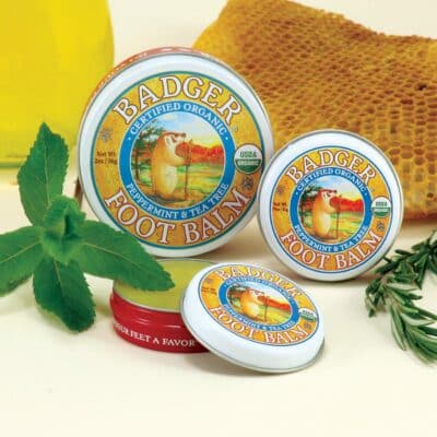 Badger - Foot Balm, Peppermint & Tea Tree, Heel Balm for Dry Cracked Feet, Certified Organic, Foot Balm with Essential Oils, Extra Virgin Olive and Jojoba Oils, 0.75 oz - Image 7