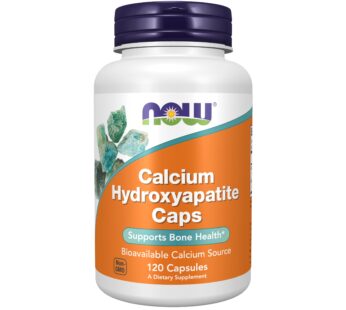 NOW Supplements, Calcium Hydroxyapatite Caps, Supports Bone Health*, 120 Capsules