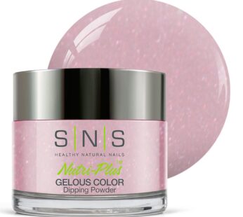 SNS Nail Dip Powder, Gelous Color Dipping Powder – Beyond Ecstasy (Pink/Rose, Shimmer) – Long-Lasting Dip Nail Color Lasts 14 Days – Low-Odor & No UV Lamp Required – 1oz