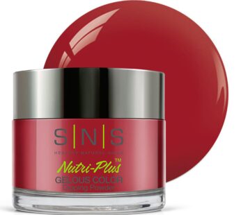 SNS Nail Dip Powder, Gelous Color Dipping Powder – Drama Queen (Wine/Burgundy, Cream) – Long-Lasting Dip Nail Color Lasts 14 Days – Low-Odor & No UV Lamp Required – 1oz