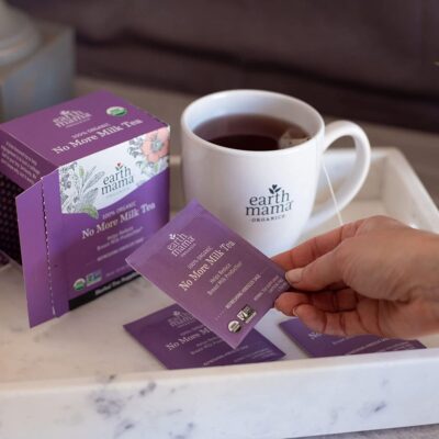 Earth Mama No More Milk Tea | Organic Herbal Tea Bags to Reduce Breast Milk Production, Stop Breastfeeding, & Wean Lactation Naturally, Postpartum Essentials, Hibiscus & Sage Decaf Tea (16-Count, 2PK) - Image 8