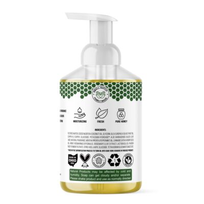 Beessential All Natural Bulk Foaming Hand Soap Refill, 16 oz 2 Pack Peppermint | Made with Moisturizing Aloe & Honey - Made in the USA - Image 2