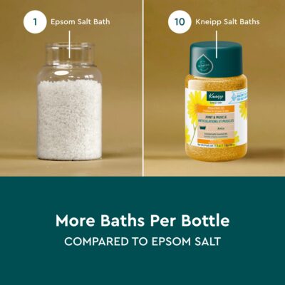 Kneipp Joint & Muscle Mineral Bath Salt with Arnica - Rejuvenate Joints & Muscles - 17.6 oz - Up to 10 Baths - Image 4