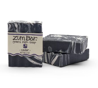 Zum Bar Goat’s Milk Soap – Cedar – 3 oz (3 Pack)