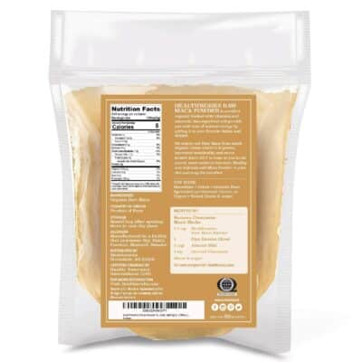 Healthworks Maca Powder Raw (32 Ounces / 2 Pounds) | Certified Organic Flour Use | Keto, Vegan & Non-GMO | Premium Peruvian Origin | Breakfast, Smoothies, Baking & Coffee - Image 2