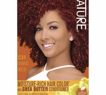 Creme of Nature Moisture Rich Hair Color Kit, C31 Vivid Red, 1 Application