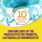 Culturelle Digestive Health Daily Probiotic Chewables, Probiotic For Men and Women, Most Clinically Studied Probiotic Strain, 10 Billion CFUs, Supports Occasional Diarrhea, Gas & Bloating, 24 Count - Image 7