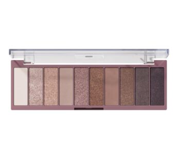 e.l.f. Perfect 10 Eyeshadow Palette, Ten Ultra-pigmented Shimmer & Matte Shades, Vegan & Cruelty-free, Nude Rose Gold (Packaging May Vary)